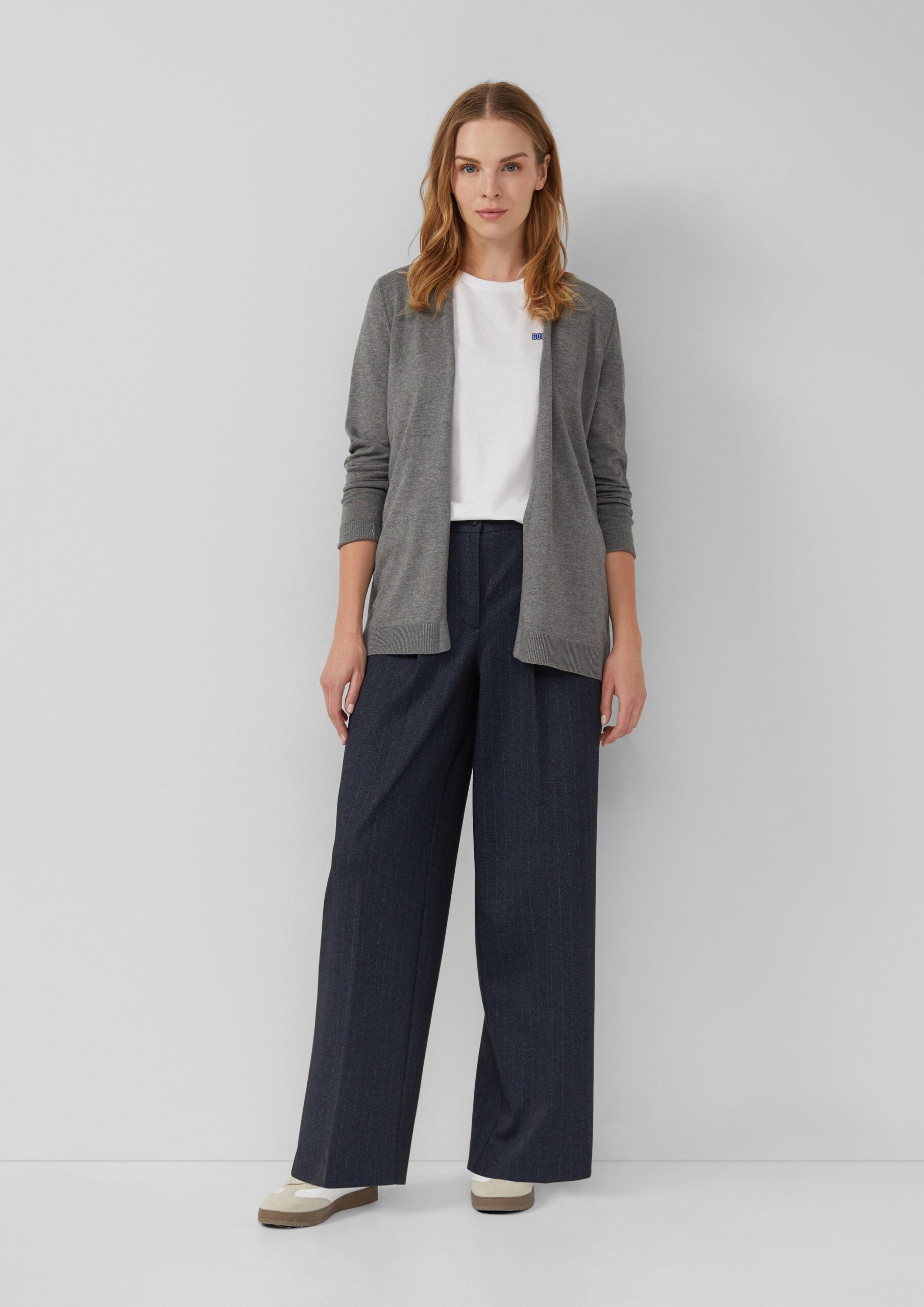 Cardigan aus Viskose-Baumwoll-Mix