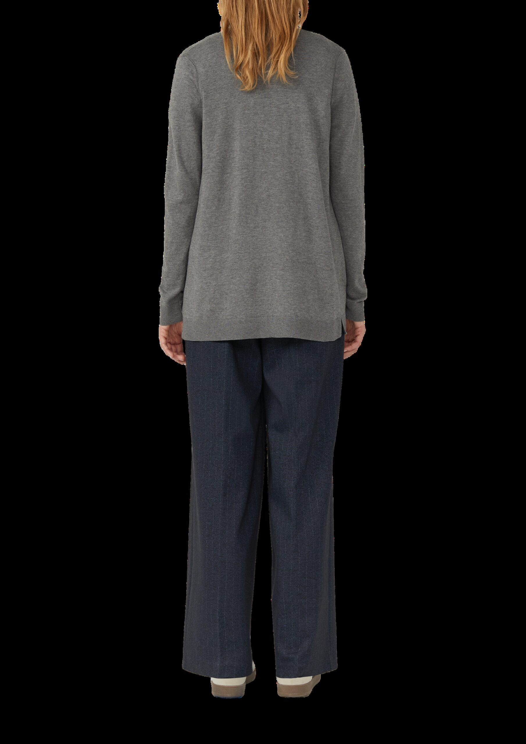 Cardigan aus Viskose-Baumwoll-Mix