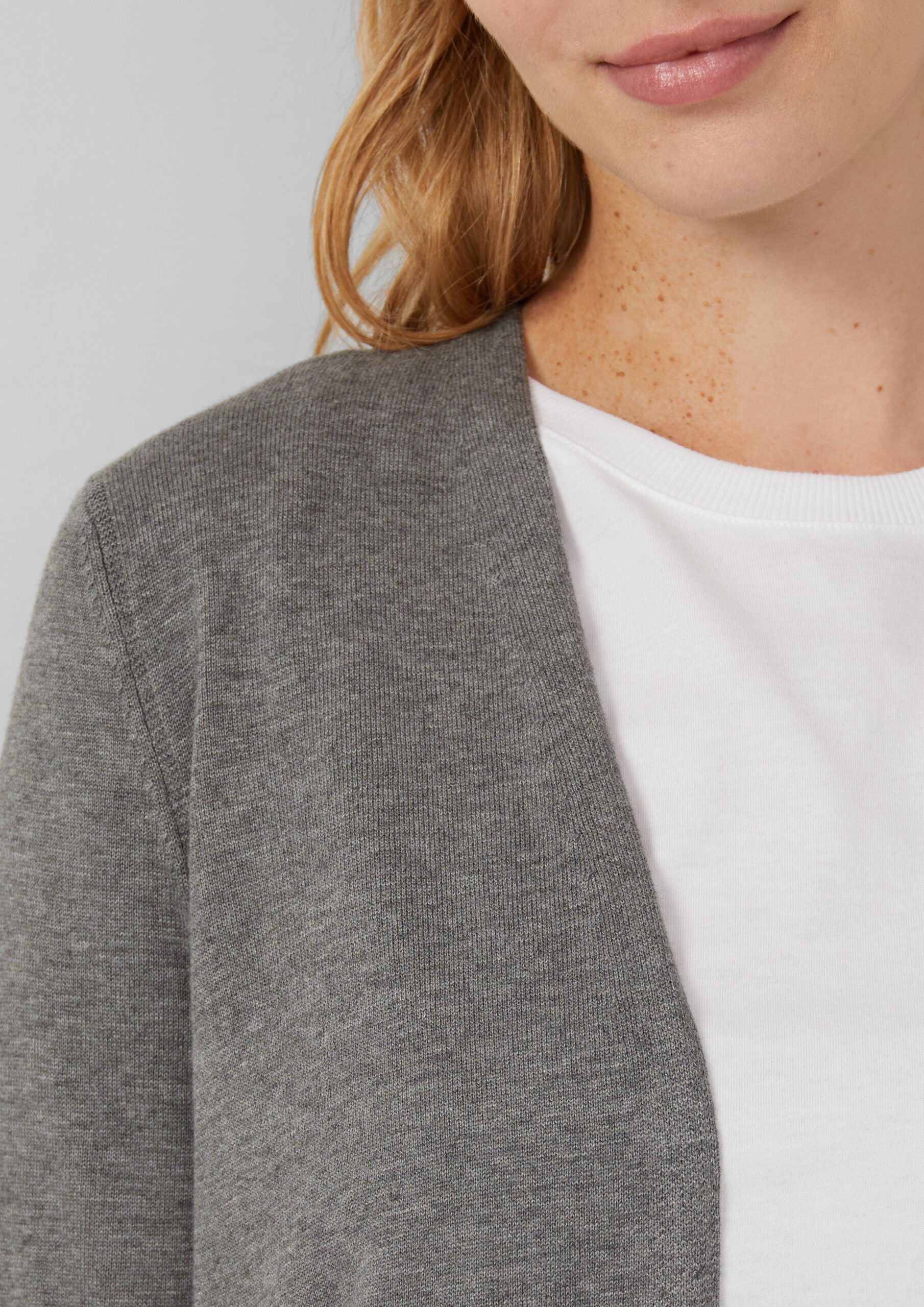 Cardigan aus Viskose-Baumwoll-Mix