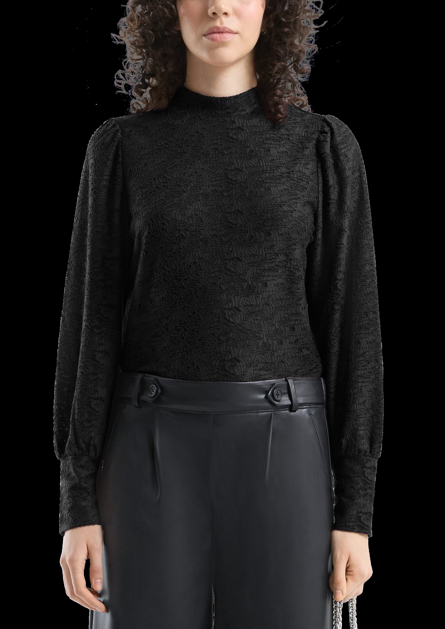 Leicht transparentes Blusenshirt