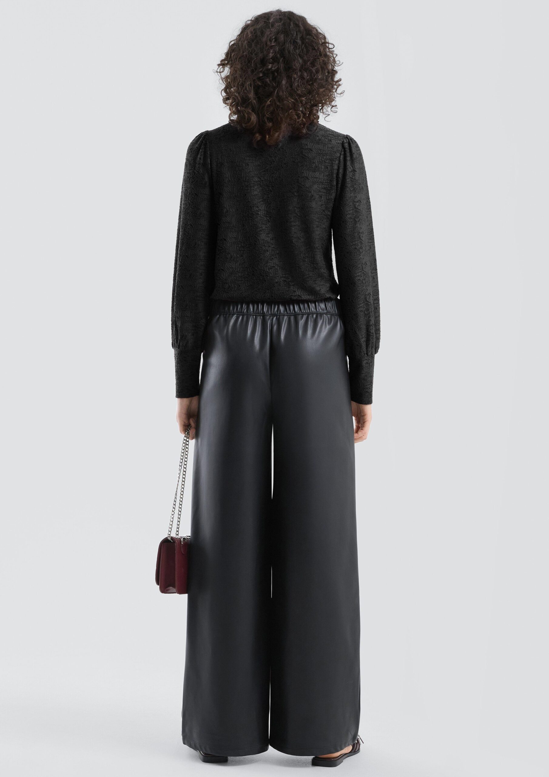 Leicht transparentes Blusenshirt