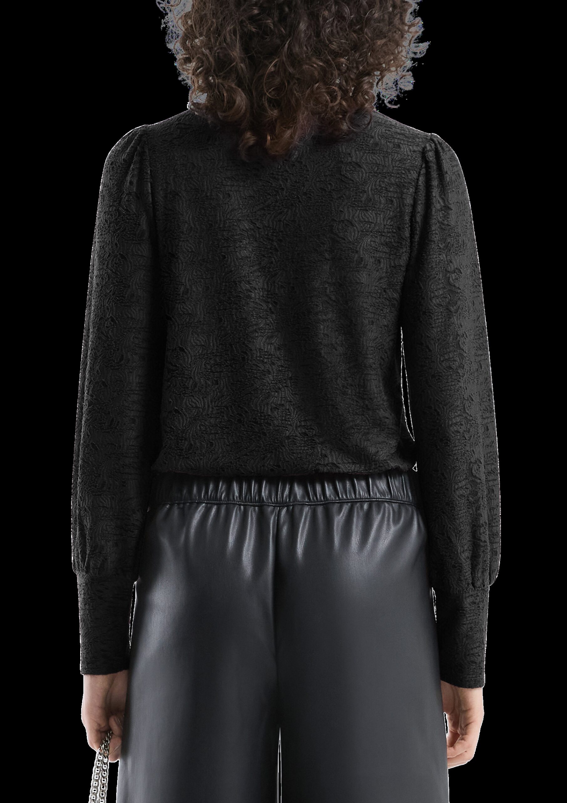 Leicht transparentes Blusenshirt