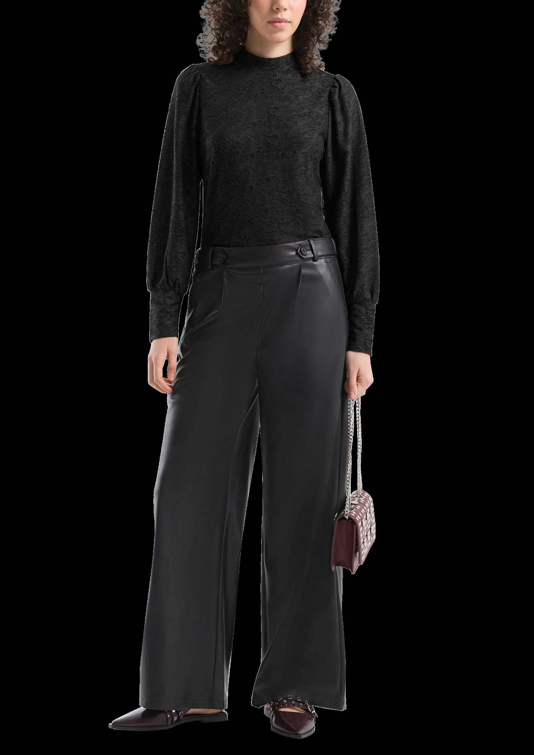 Leicht transparentes Blusenshirt