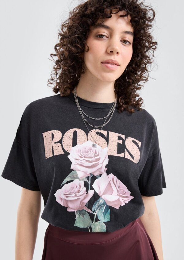 Gewaschenes Printshirt