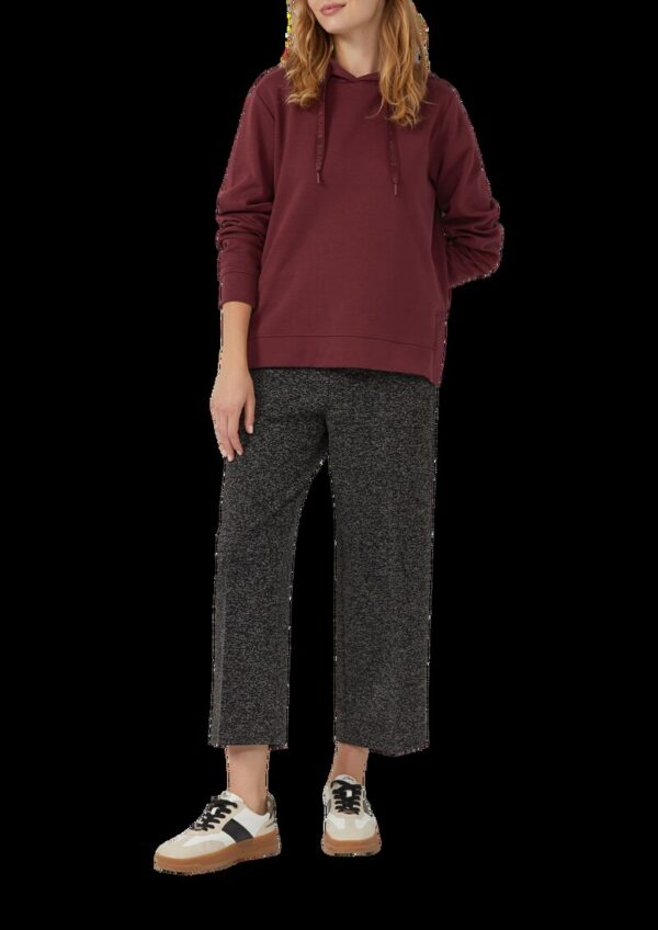 Culotte in Melange-Optik mit Elastikbund