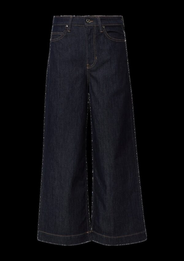 Jeans-Culotte Suri / Regular Fit / High Rise / Wide Leg / Rinse Washed