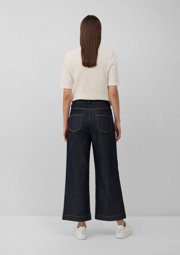 Jeans-Culotte Suri / Regular Fit / High Rise / Wide Leg / Rinse Washed