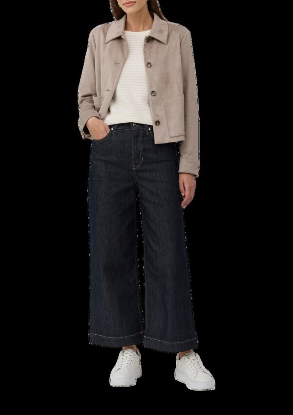 Jeans-Culotte Suri / Regular Fit / High Rise / Wide Leg / Rinse Washed