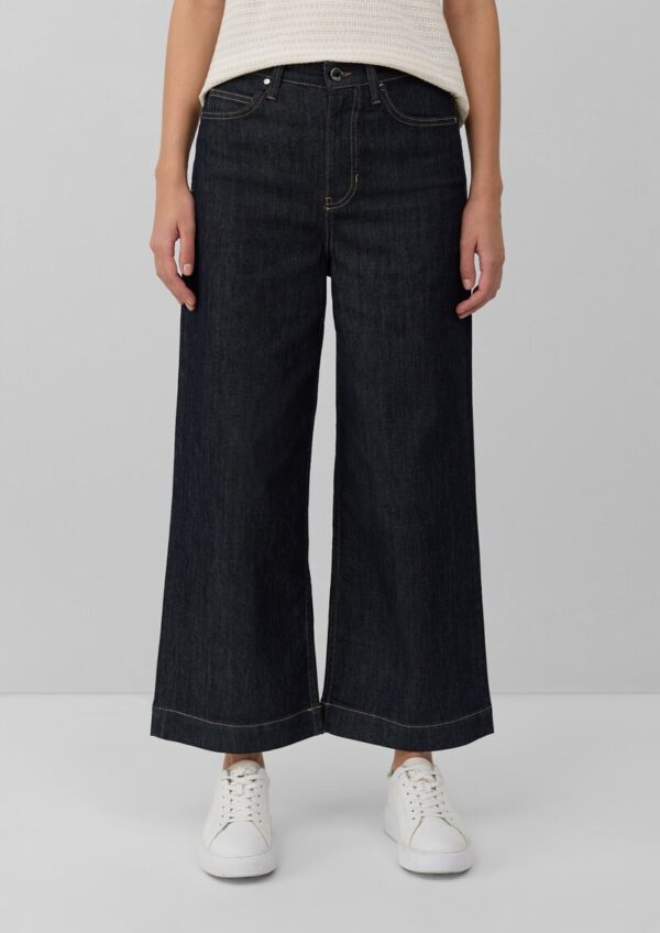 Jeans-Culotte Suri / Regular Fit / High Rise / Wide Leg / Rinse Washed