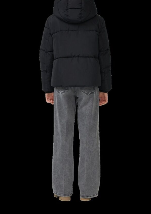 Pufferjacke mit gefütterter Kapuze