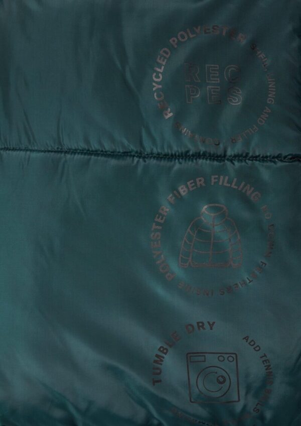 Pufferjacke mit gefütterter Kapuze