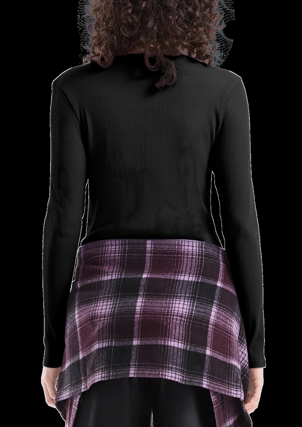 Geripptes Longsleeve