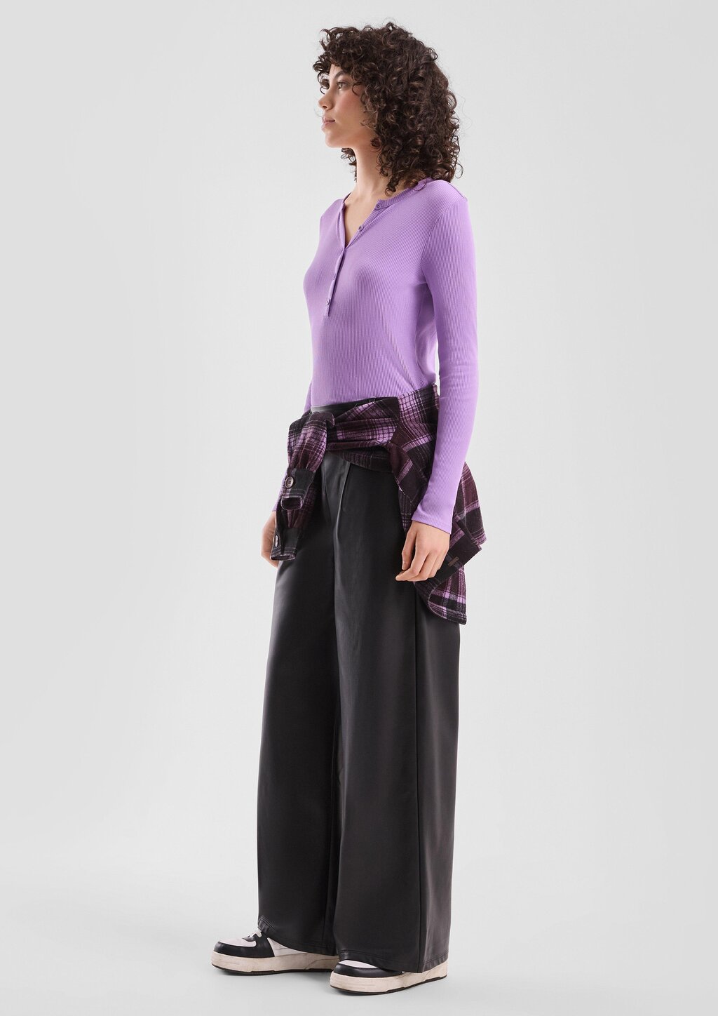 Geripptes Longsleeve