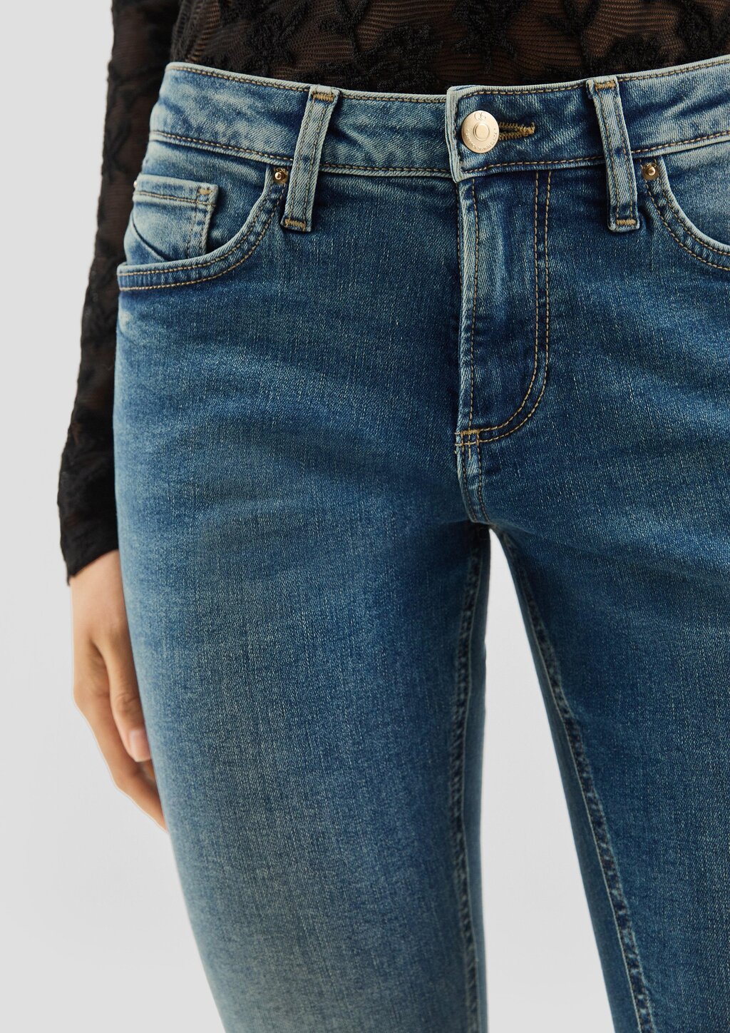 Jeans Catie/Slim Fit/Mid Rise/Slim Leg