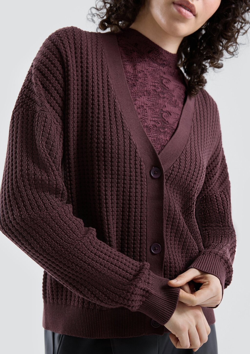 Strukturierter Cardigan