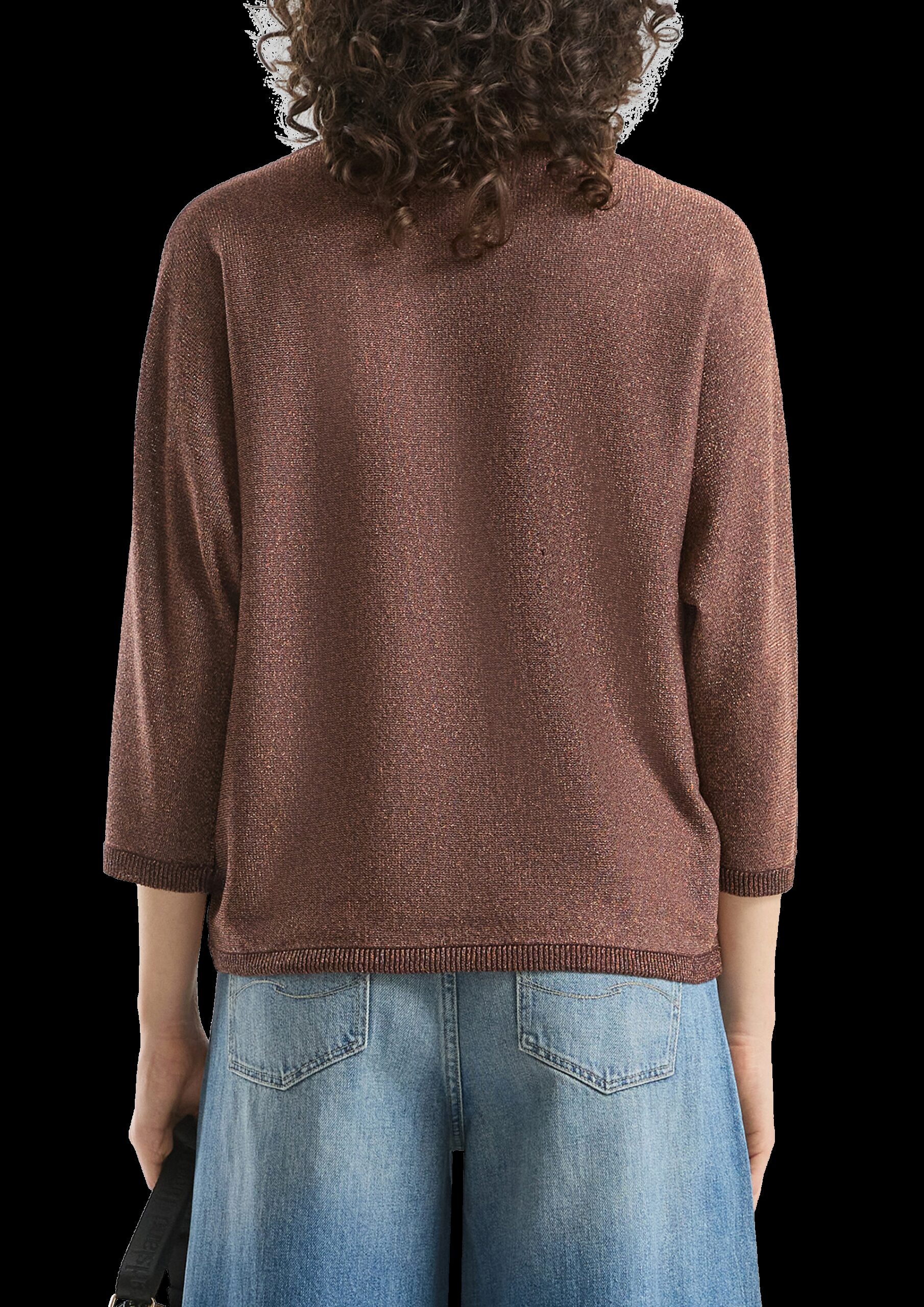 Pullover in Glitzeroptik