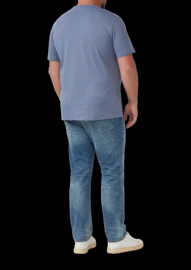 T-Shirt mit Artwork aus reiner Baumwolle