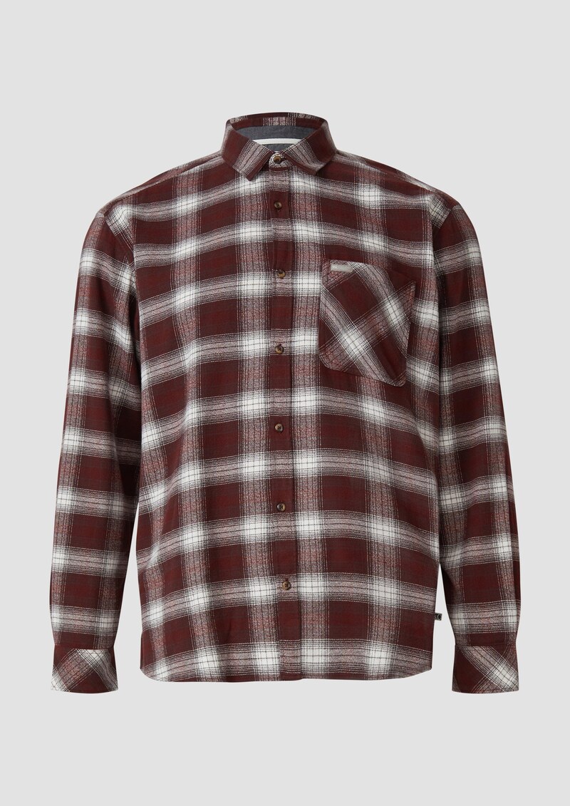 Regular Fit: Kariertes Hemd mit Waschung