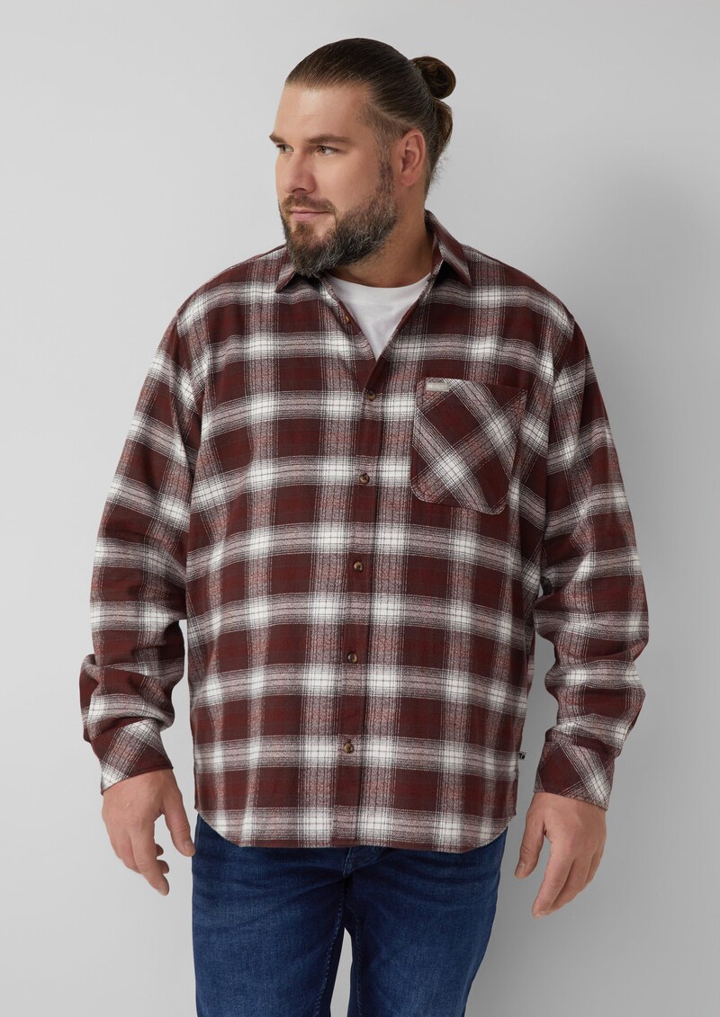 Regular Fit: Kariertes Hemd mit Waschung