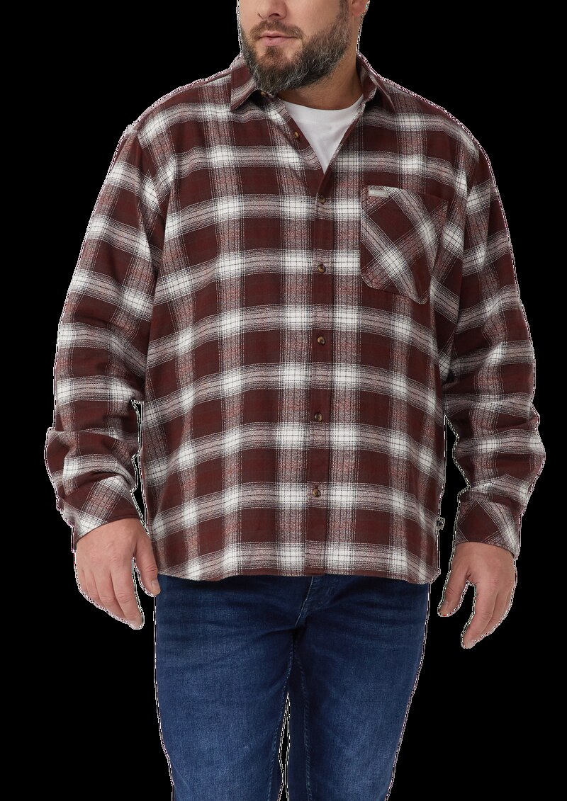 Regular Fit: Kariertes Hemd mit Waschung