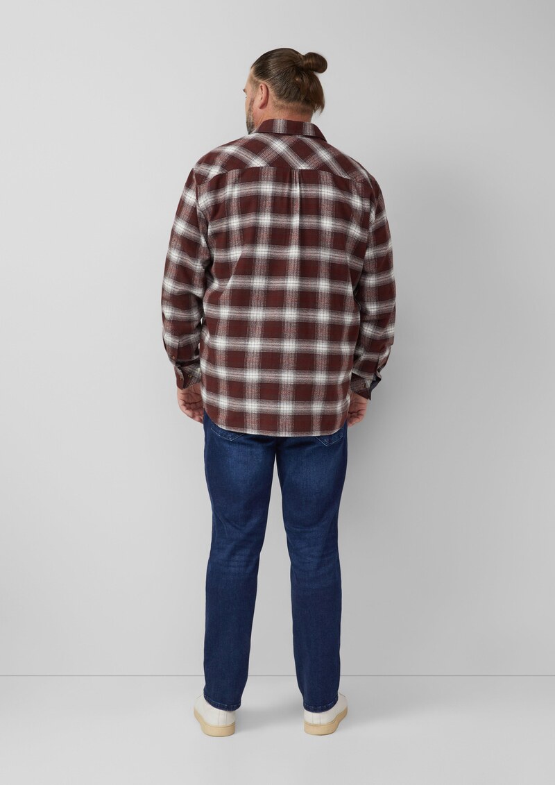 Regular Fit: Kariertes Hemd mit Waschung