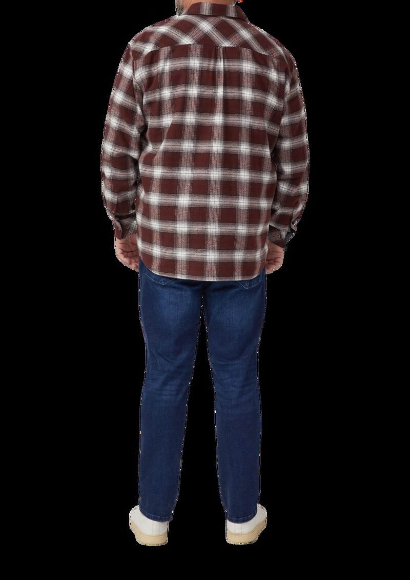 Regular Fit: Kariertes Hemd mit Waschung