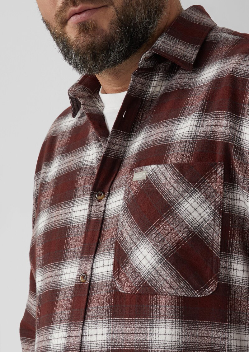 Regular Fit: Kariertes Hemd mit Waschung