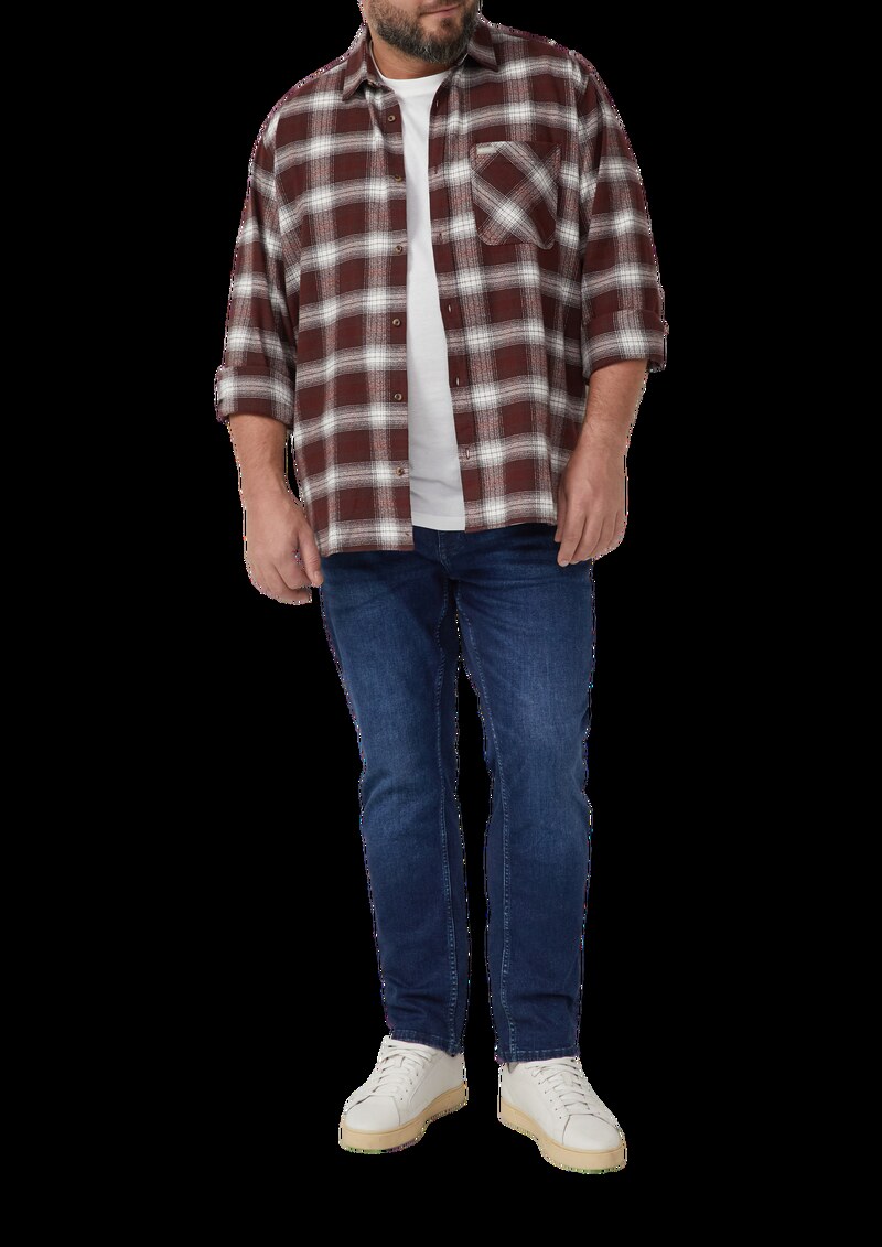 Regular Fit: Kariertes Hemd mit Waschung