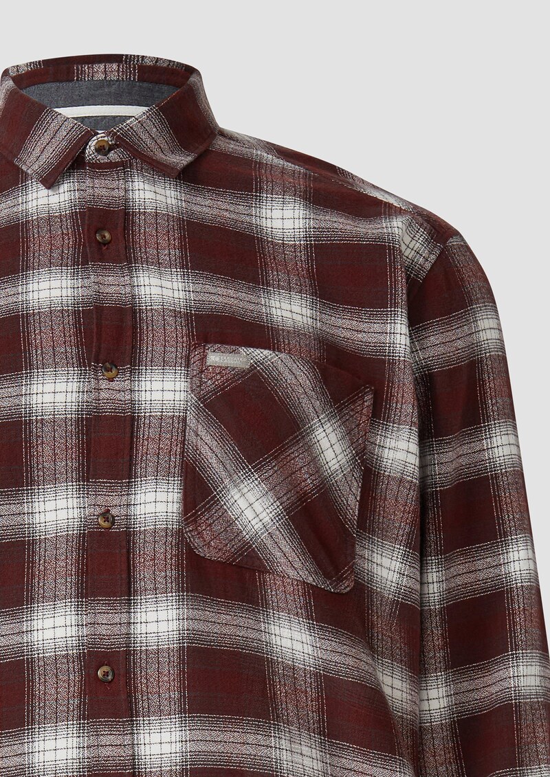 Regular Fit: Kariertes Hemd mit Waschung