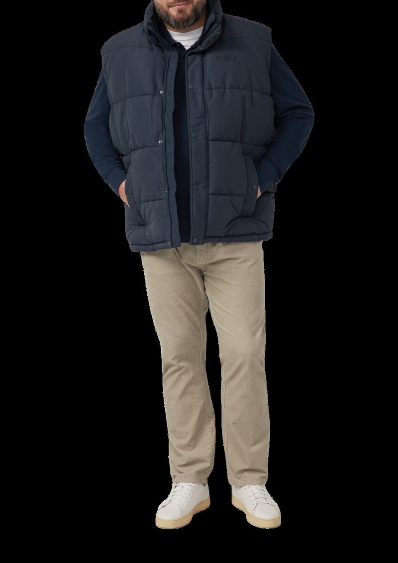 Langarm-Poloshirt aus Baumwoll-Piqué mit Bündchen