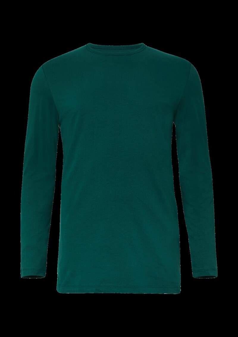 Softes Longsleeve mit Crew Neck und Logo-Patch