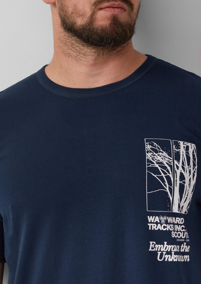 Softes Baumwoll-T-Shirt mit Artwork