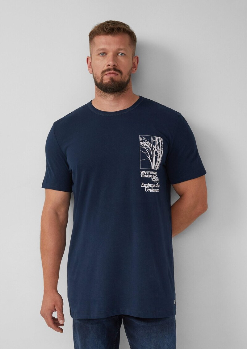 Softes Baumwoll-T-Shirt mit Artwork