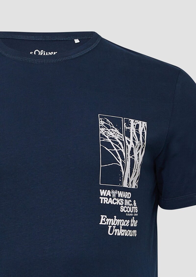 Softes Baumwoll-T-Shirt mit Artwork