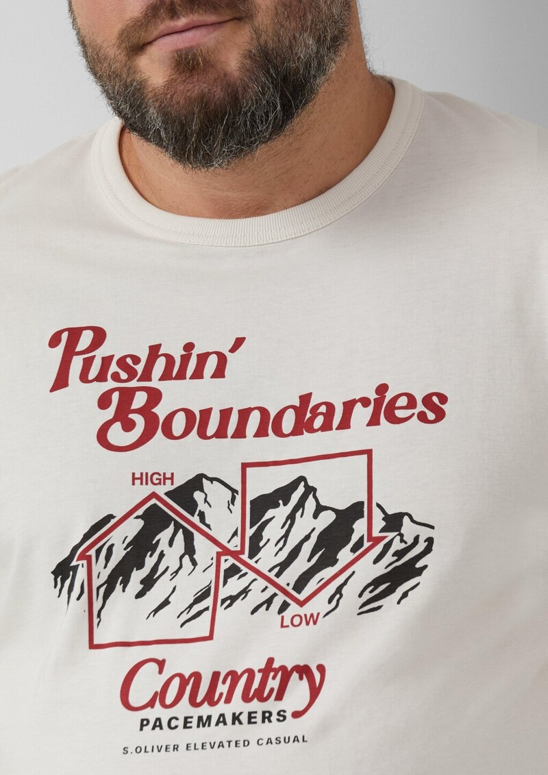 T-Shirt mit Frontprint