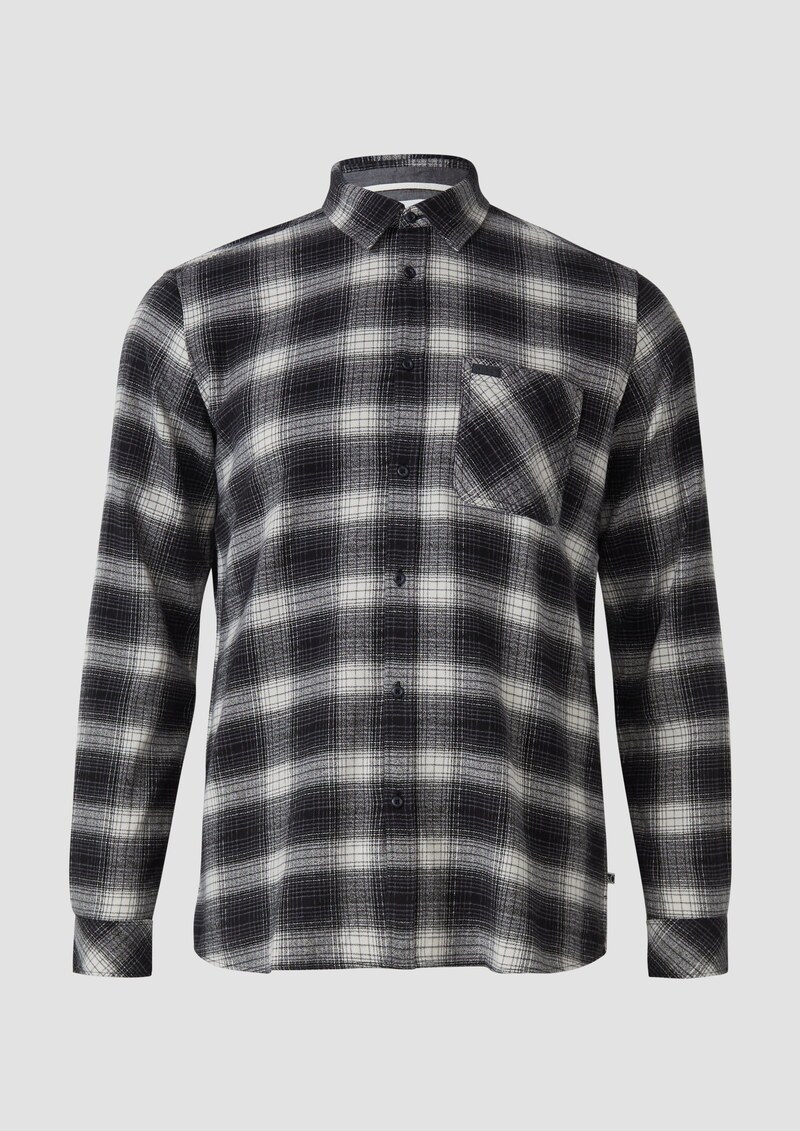 Regular Fit: Kariertes Hemd mit Waschung