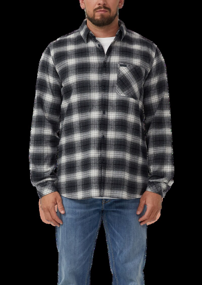 Regular Fit: Kariertes Hemd mit Waschung