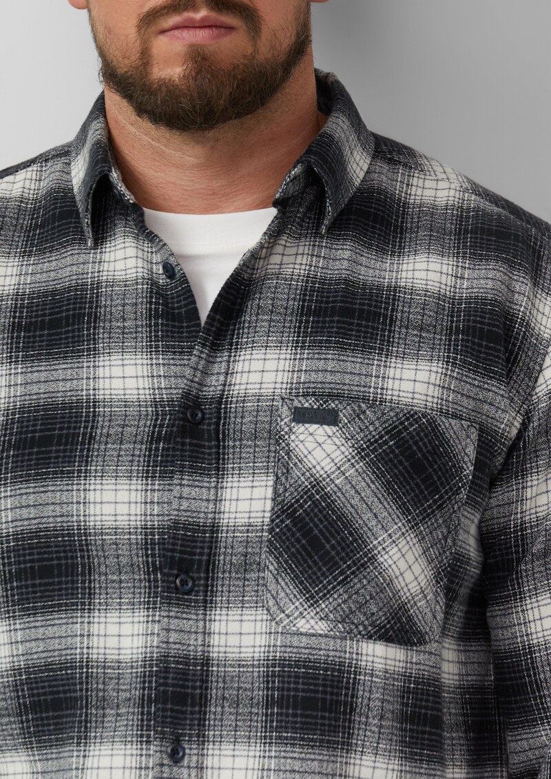 Regular Fit: Kariertes Hemd mit Waschung