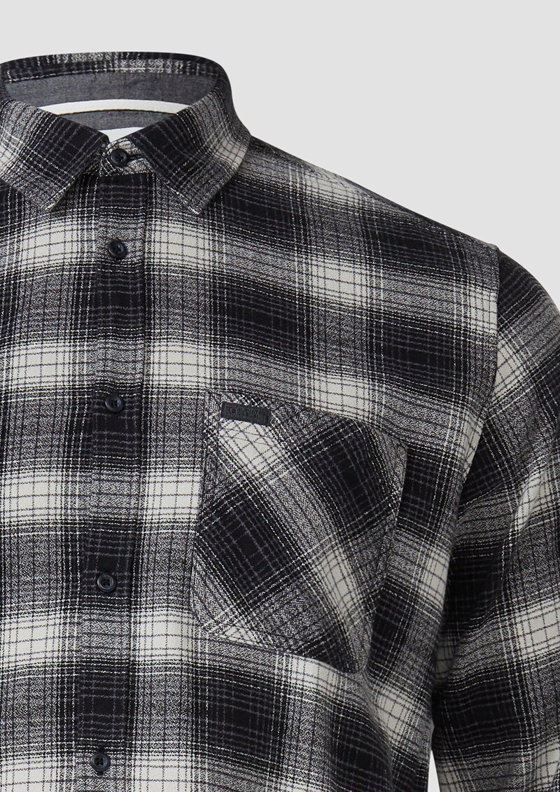 Regular Fit: Kariertes Hemd mit Waschung