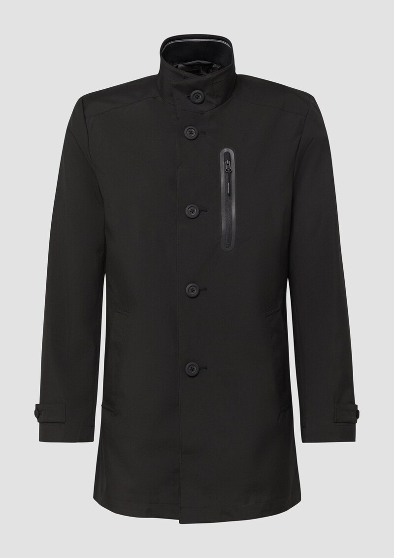 Wasserabweisender Outdoor-Mantel mit Stehkragen