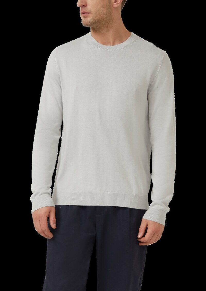 Edler Feinstrick-Pullover aus Baumwollmix