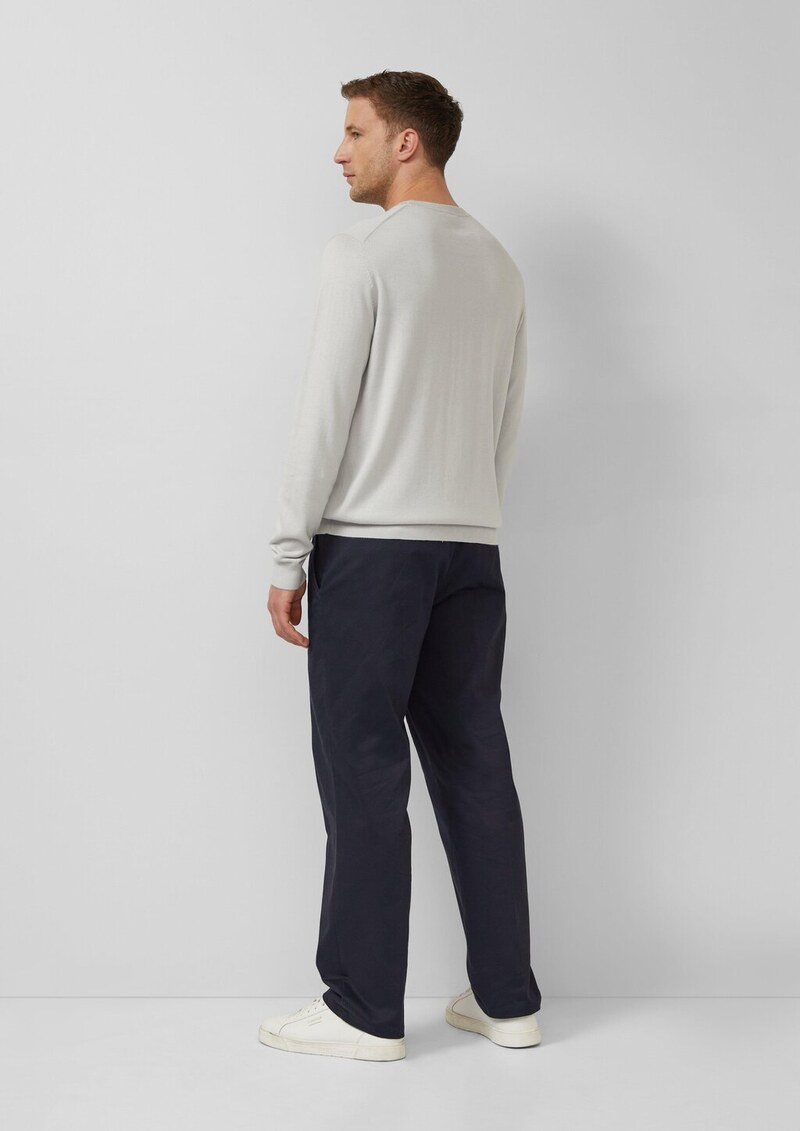 Edler Feinstrick-Pullover aus Baumwollmix