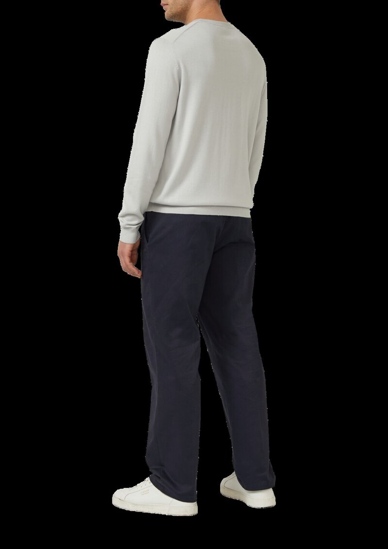 Edler Feinstrick-Pullover aus Baumwollmix