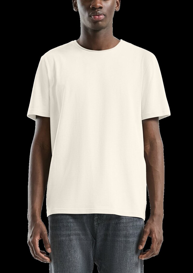 T-Shirt mit Rollkante