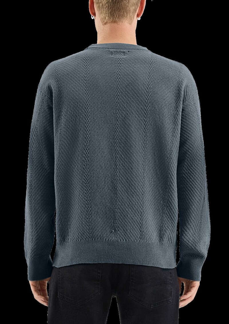 Strukturierter Strickpullover