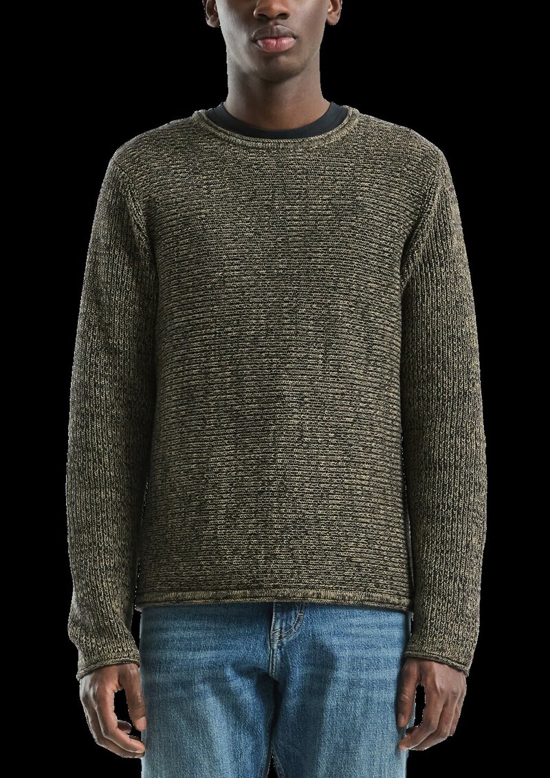 Pullover aus Melangegarn