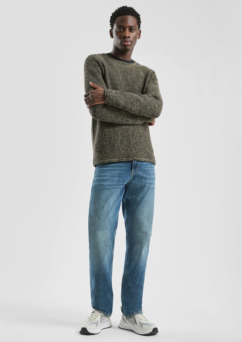 Pullover aus Melangegarn