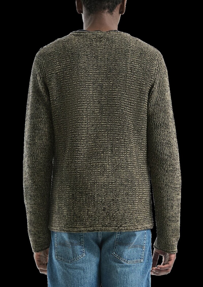 Pullover aus Melangegarn