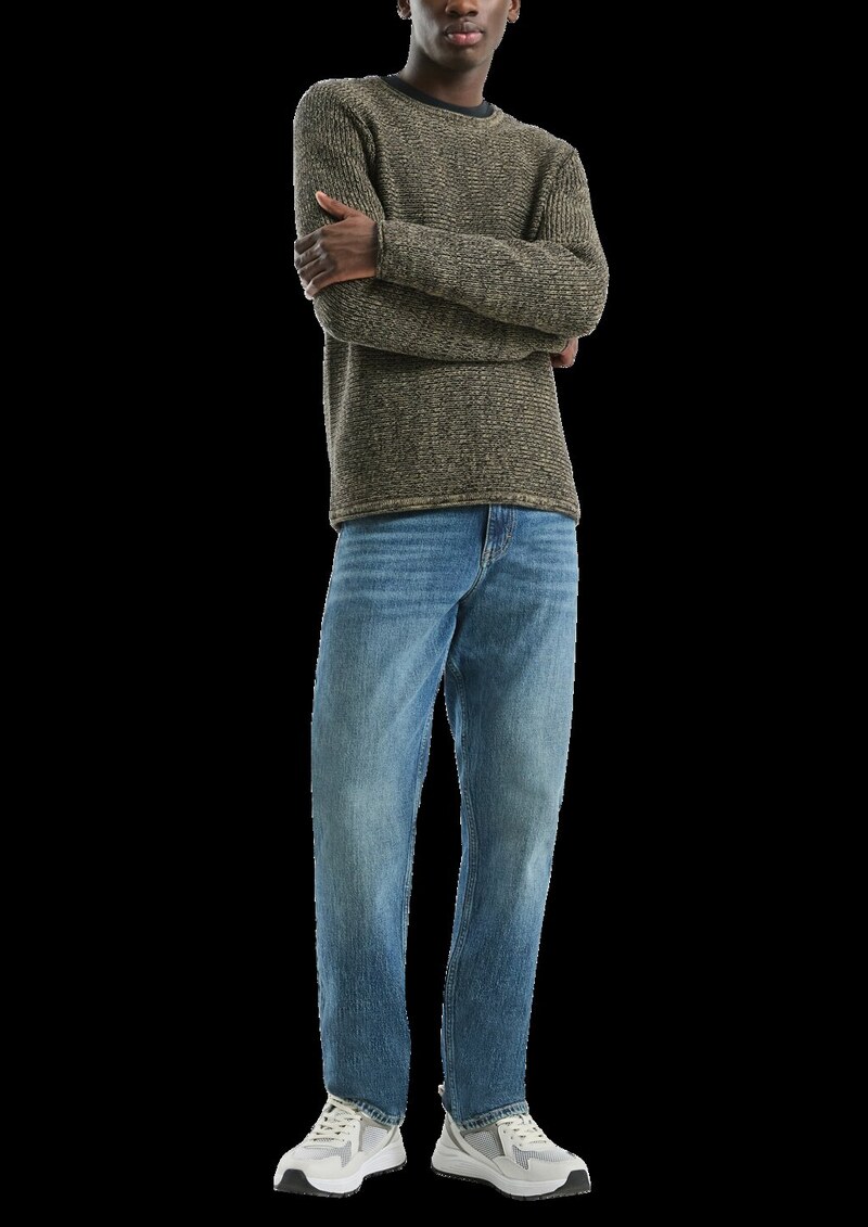 Pullover aus Melangegarn