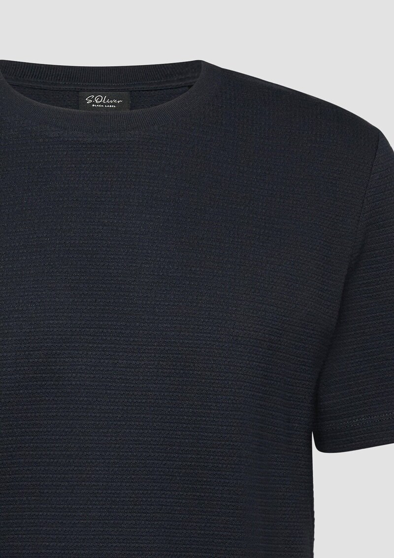 T-Shirt aus strukturiertem Jersey